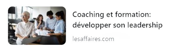 Coaching et formation : développer son leadership